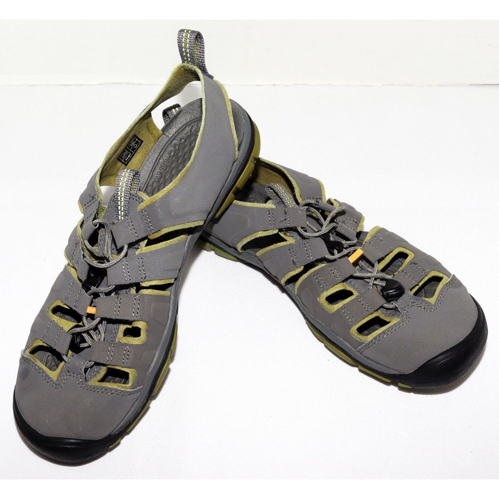 Keen Cascade Woman's 1008811 Closed Toe Contour Arch Gray Sandals Size 8